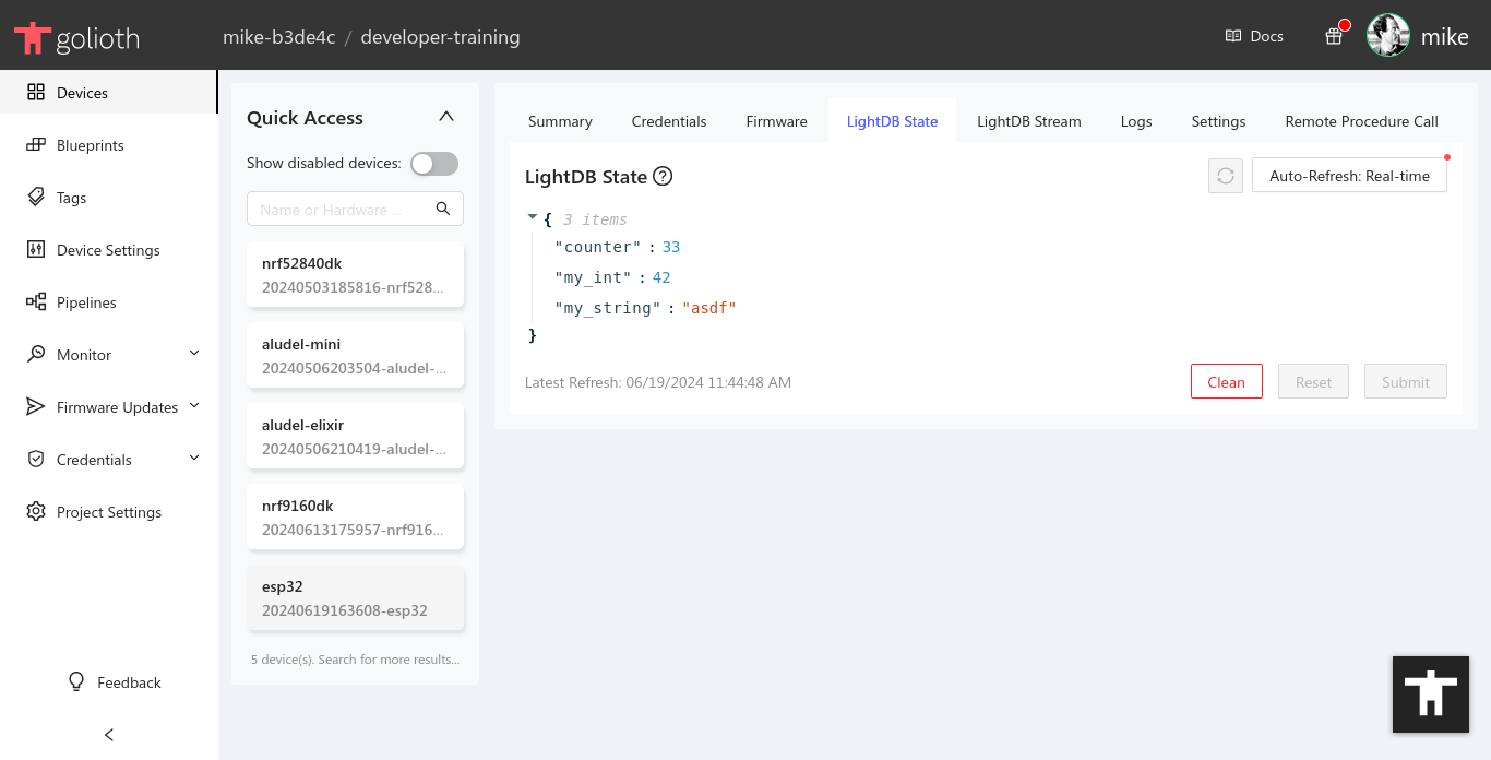 LightDB State Data