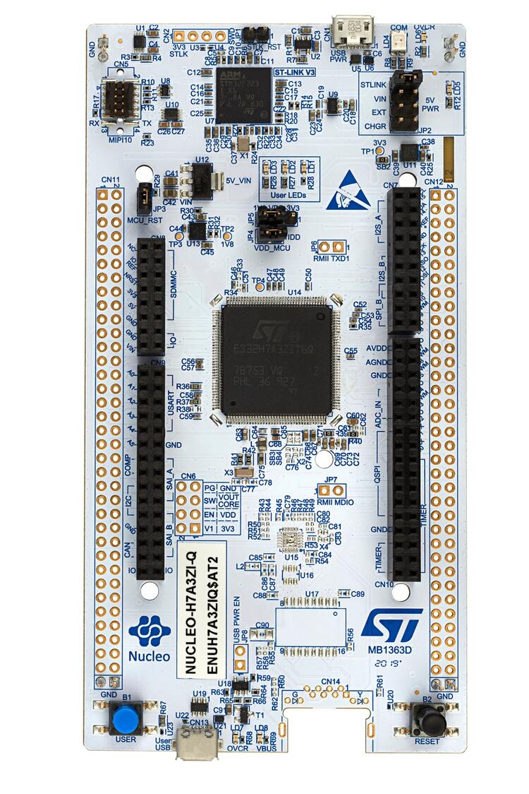 ST Nucleo H7A3ZI-Q!