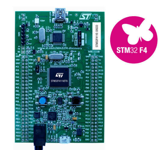 ST STM32F411E Discovery!